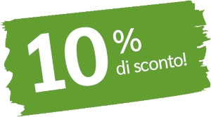 10% di sconto sul primo ordine